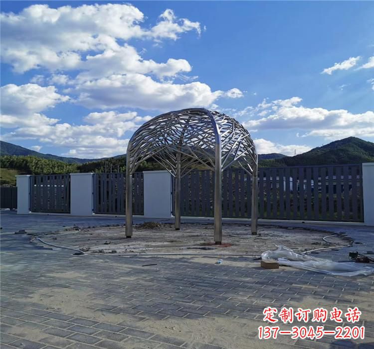 天津不锈钢凉亭雕塑