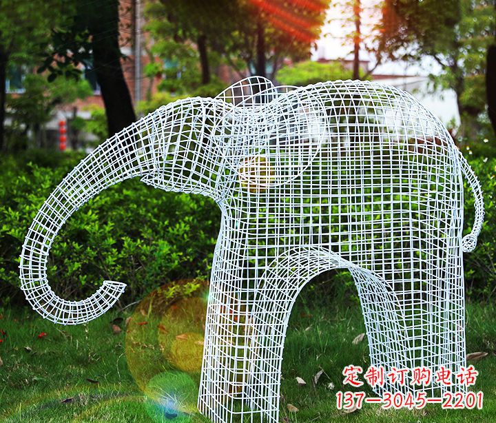 天津不锈钢大象雕塑给城市带来美丽的艺术