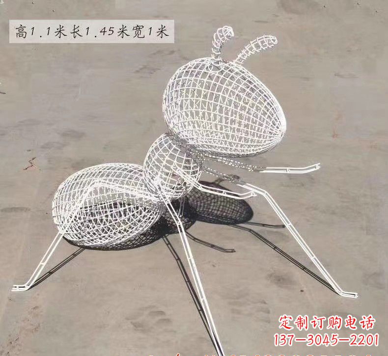 天津不锈钢镂空蚂蚁雕塑