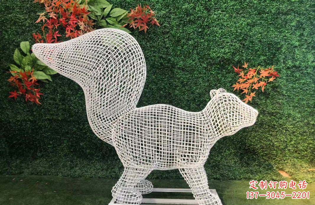 天津不锈钢松鼠雕塑艺术与精美结合
