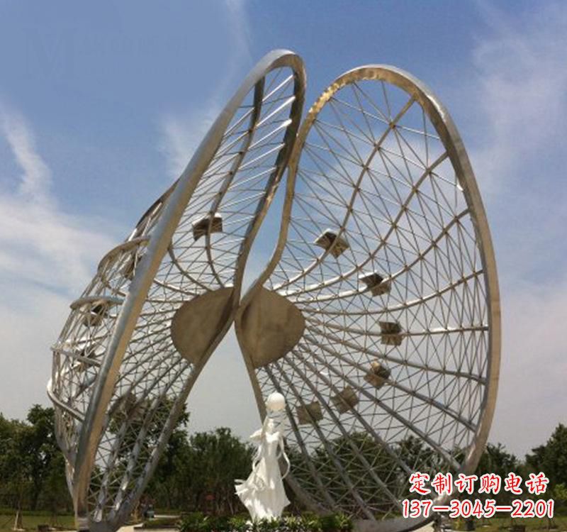 天津不锈钢美陈贝壳雕塑精美的艺术品