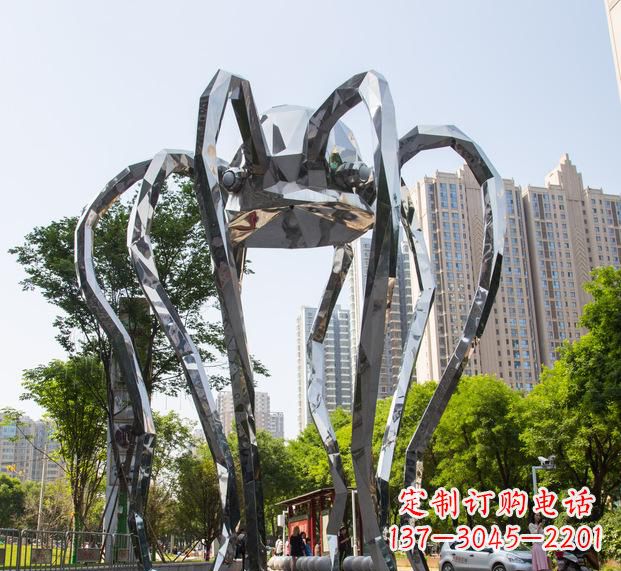 天津不锈钢螃蟹雕塑2