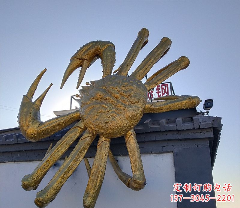 天津不锈钢螃蟹雕塑
