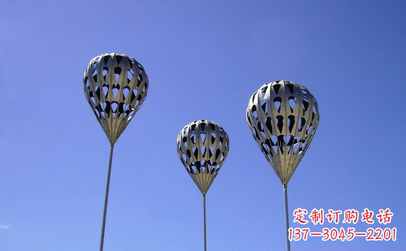 天津不锈钢气球雕塑把美丽带回大自然