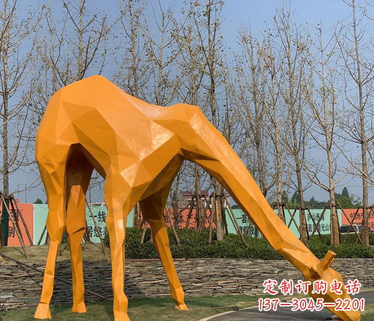 天津不锈钢雕刻的精美动物雕塑