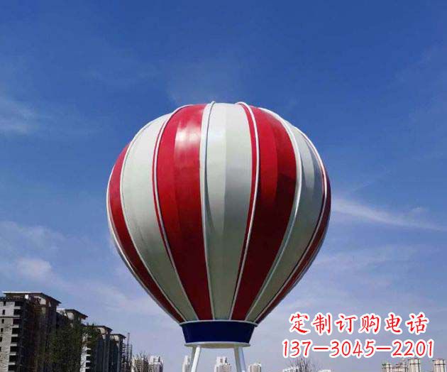 天津不锈钢热气球雕塑给景观增添精彩
