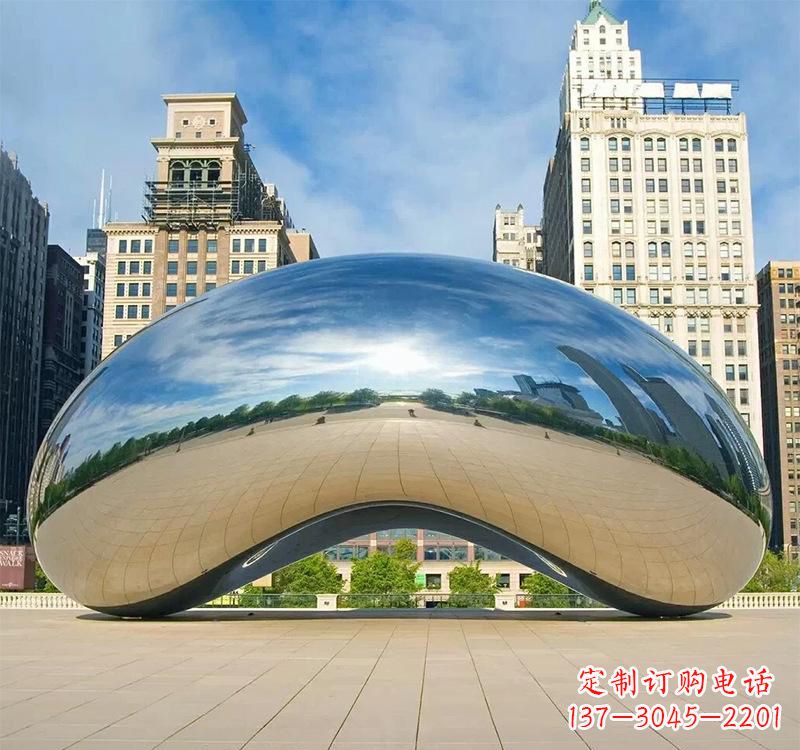 天津不锈钢水滴艺术雕塑美丽的灵感之源