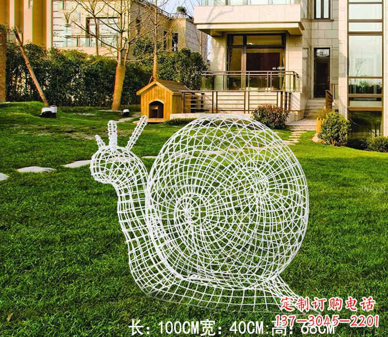 天津不锈钢蜗牛雕塑进化的象征