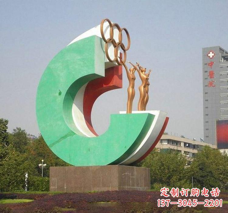天津勇于拼搏的运动员雕塑