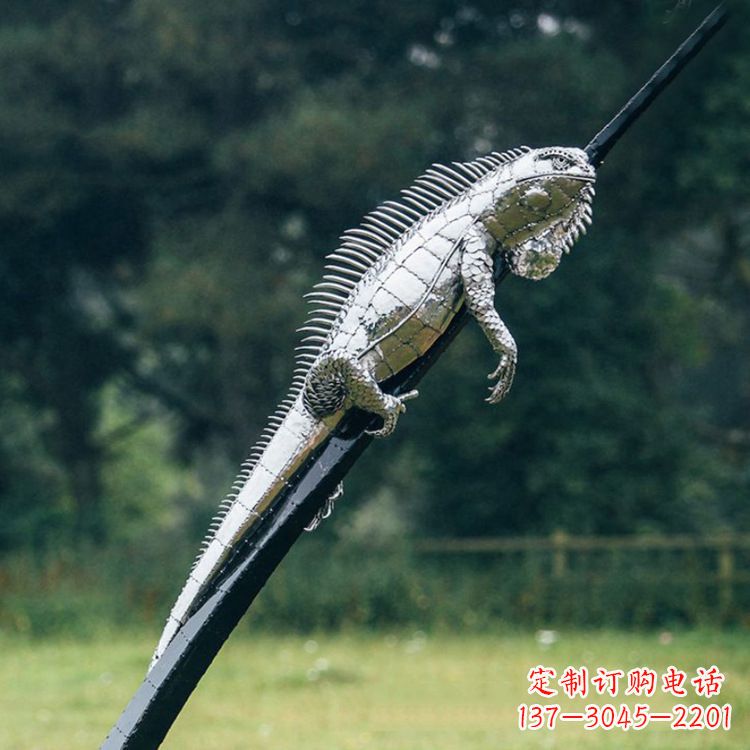 天津不锈钢蜥蜴雕塑艺术的精美体现