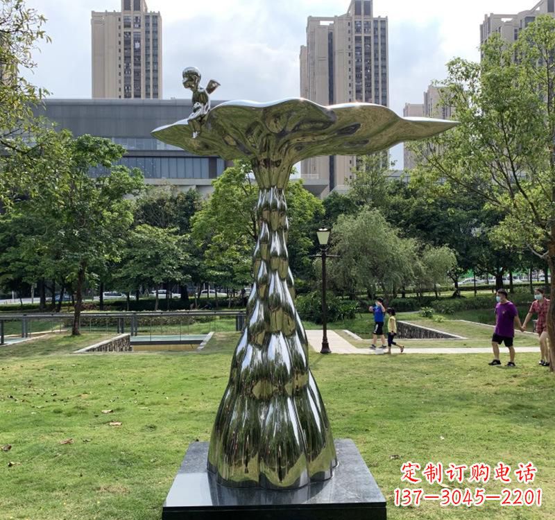 天津不锈钢现代水滴雕塑美轮美奂的艺术精品