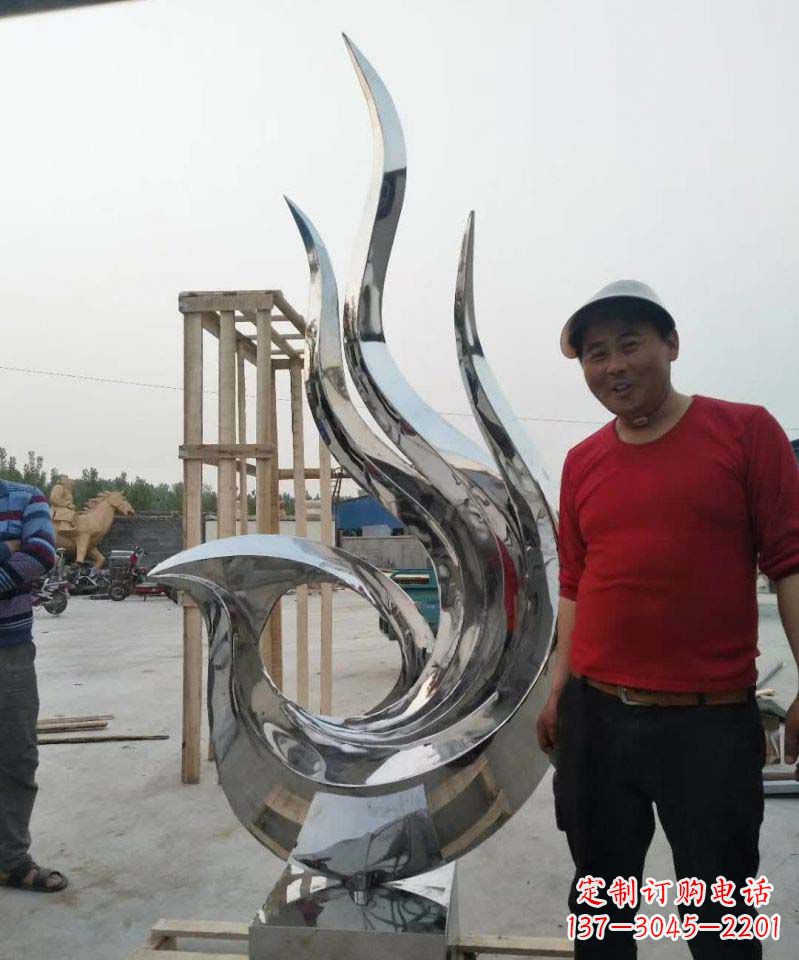 天津不锈钢艺术之美——凤凰雕塑
