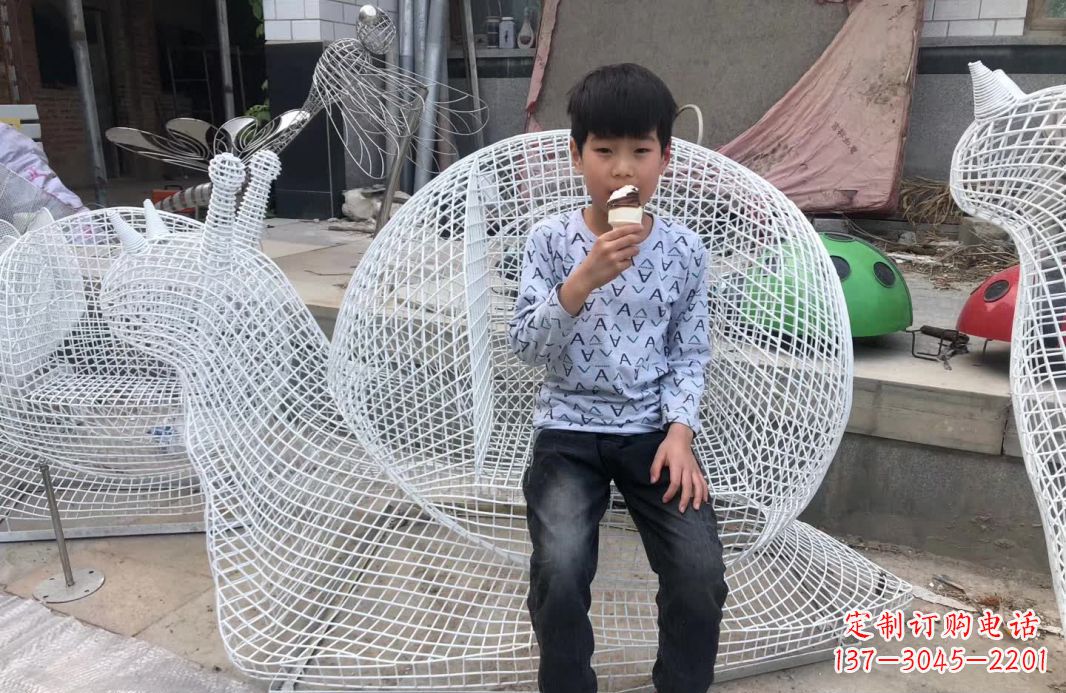 天津精美不锈钢蜗牛雕塑