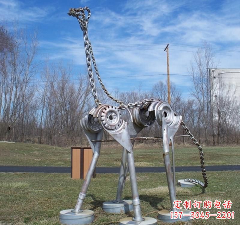 天津不锈钢恐龙雕塑集艺术与自然于一体