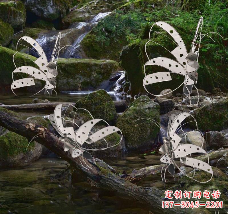 天津不锈钢园林艺术镂空蝴蝶雕塑——绽放自然之美