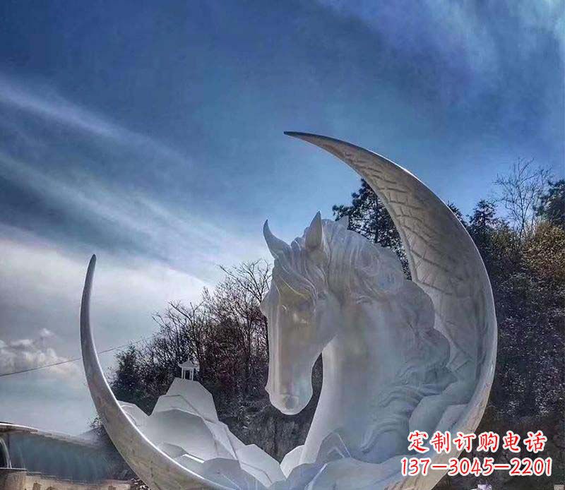 天津不锈钢月亮雕塑一种独特的艺术品