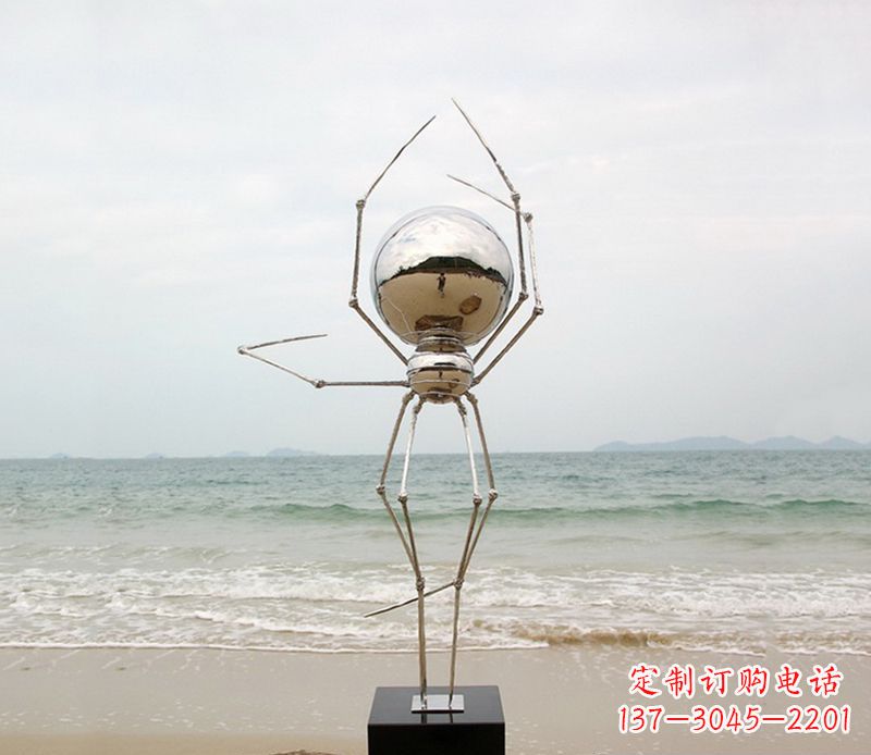 天津不锈钢的蜘蛛侠雕塑
