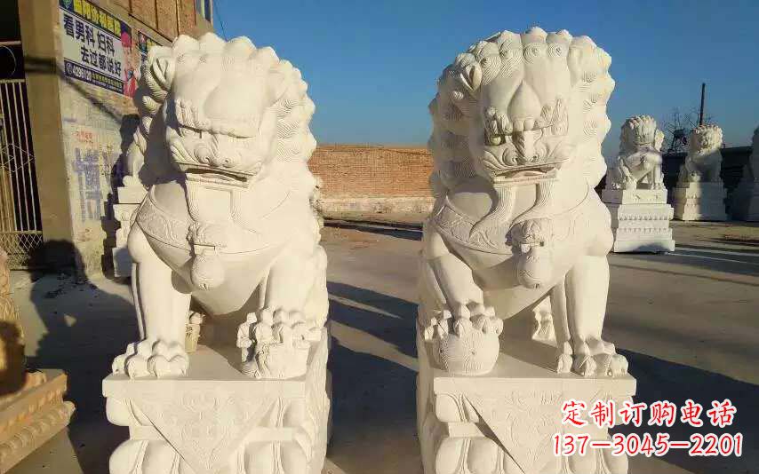 天津狮子雕塑象征力量与智慧