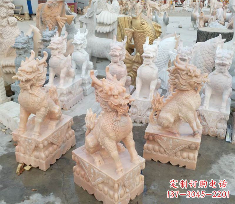 天津麒麟雕塑传承文化之美