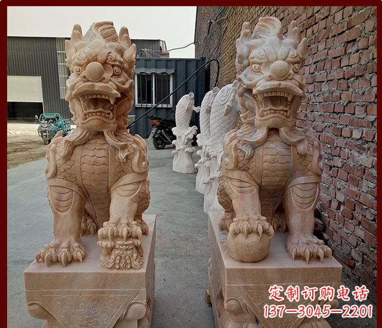 天津麒麟门口雕塑——传承古老文化的精灵
