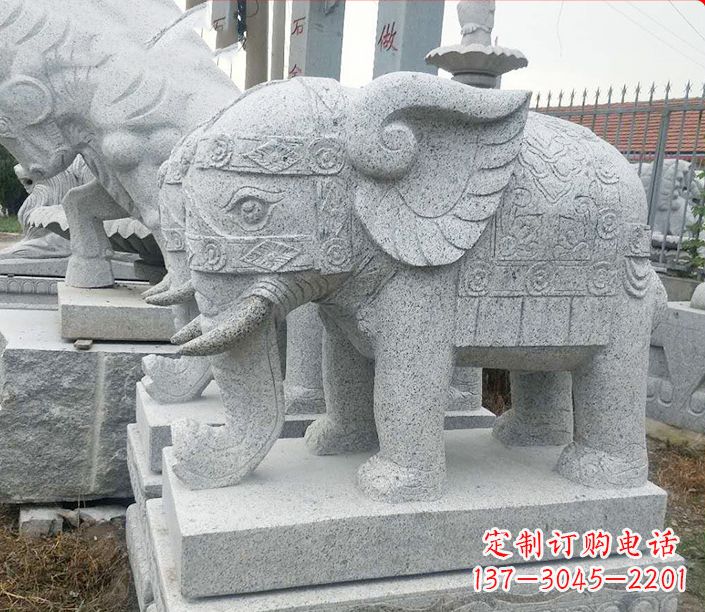 天津藏传佛教大象雕塑