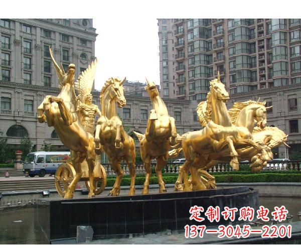 天津阿波罗的象征——青铜雕塑