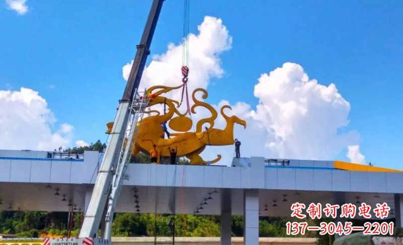 天津精美不锈钢龙雕塑,点缀城市之美