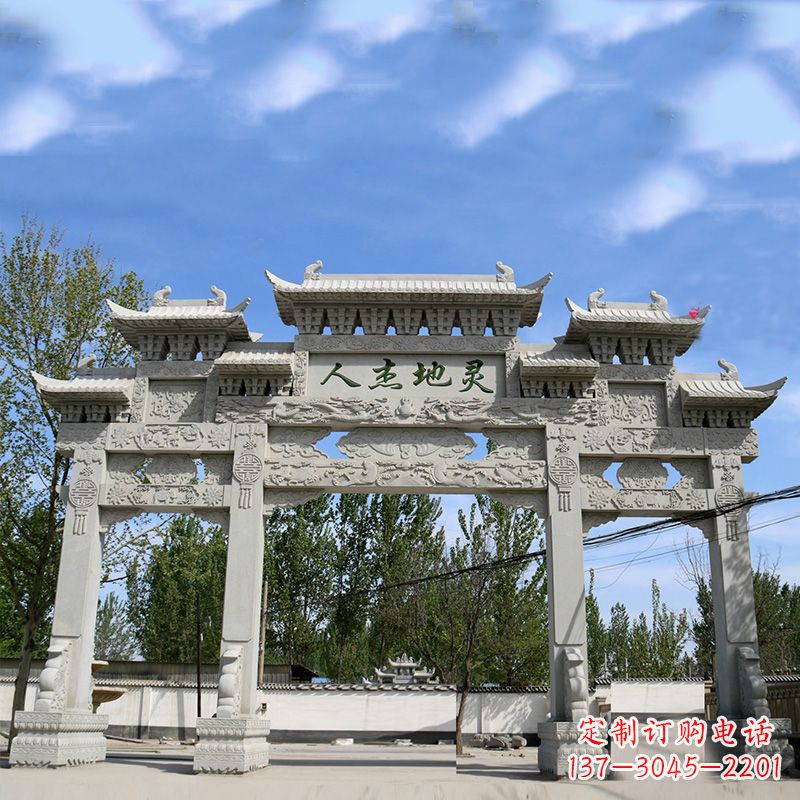天津牌坊雕塑