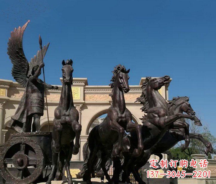 天津马雕塑引领全城欣赏