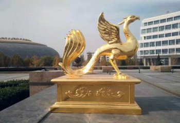 天津城市广场的朱雀雕塑