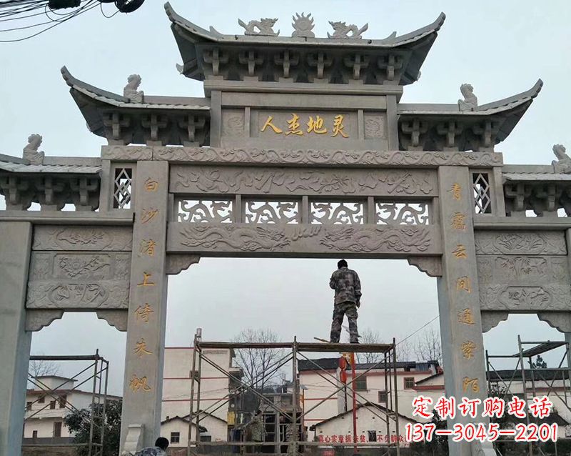 天津牌坊雕塑
