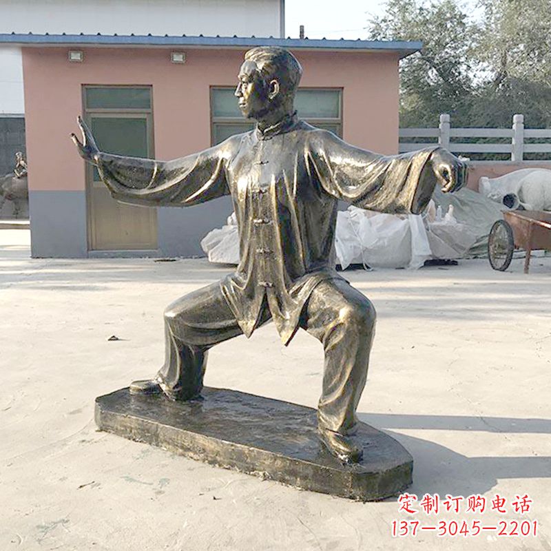 天津太极拳雕塑