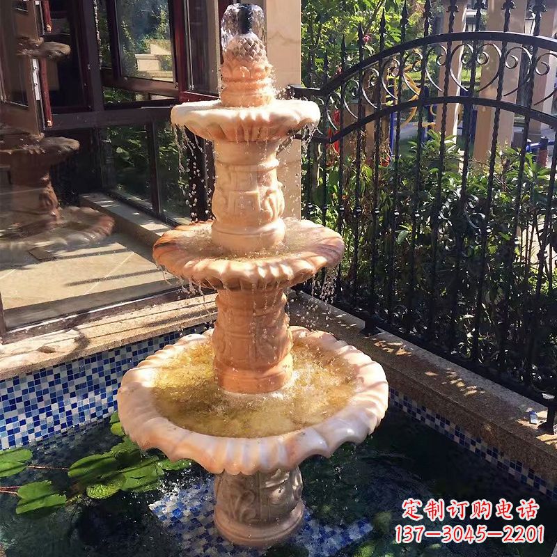 天津大理石雕刻风水球赋予神秘力量