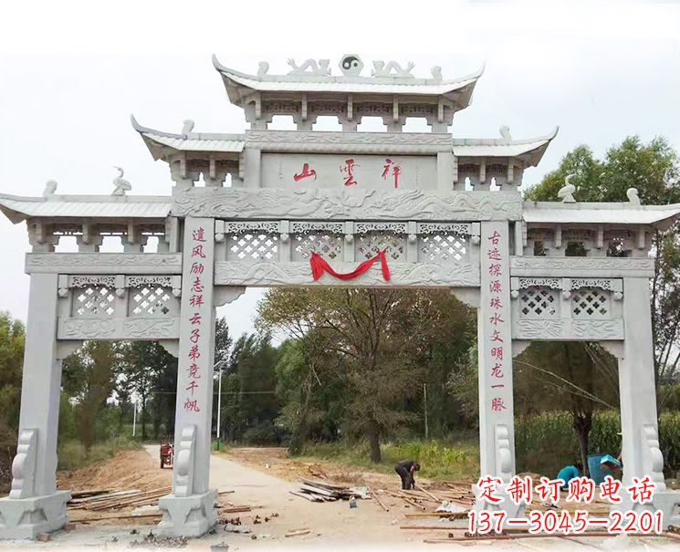 天津大理石牌坊雕塑