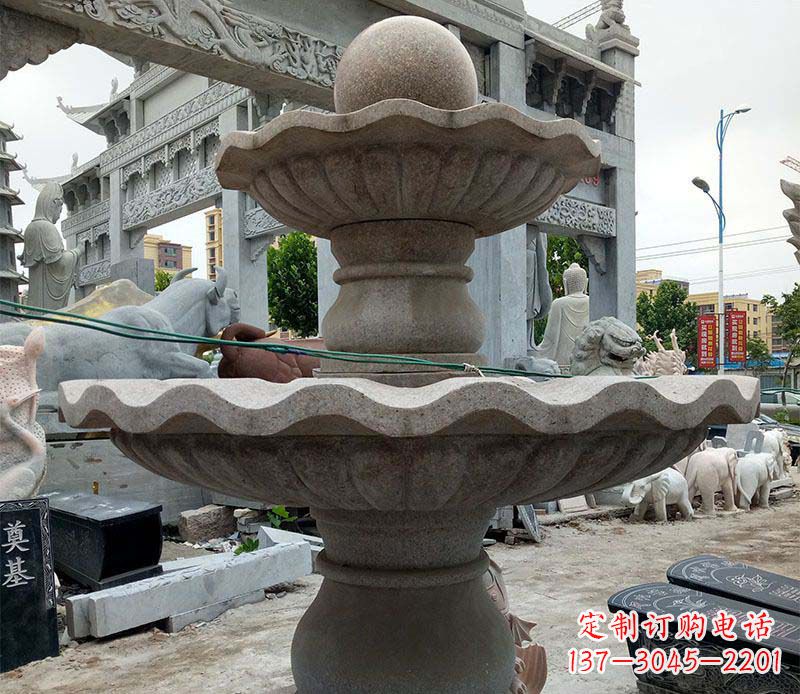 天津大理石多层喷泉石雕