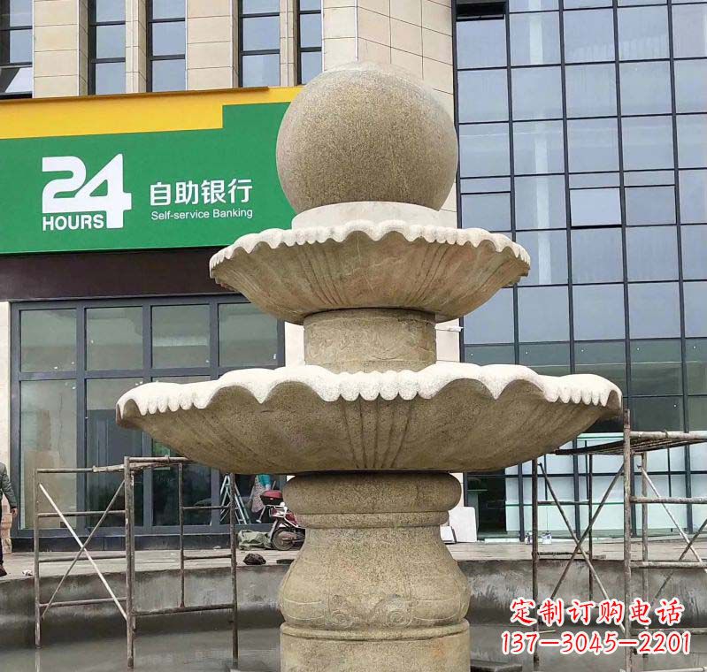 天津大理石风水球喷泉雕塑——振奋人心的艺术杰作