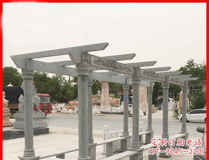 天津大理石公园石雕长廊高端定制雕塑