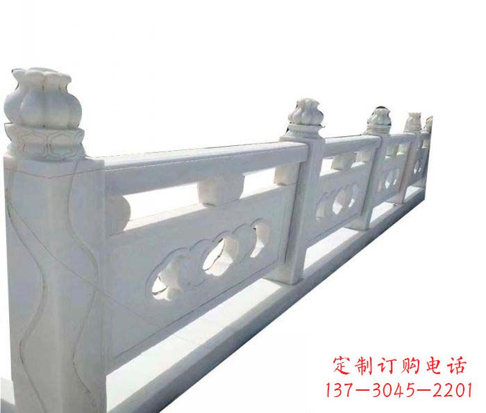天津大理石建筑石雕栏板 (2)