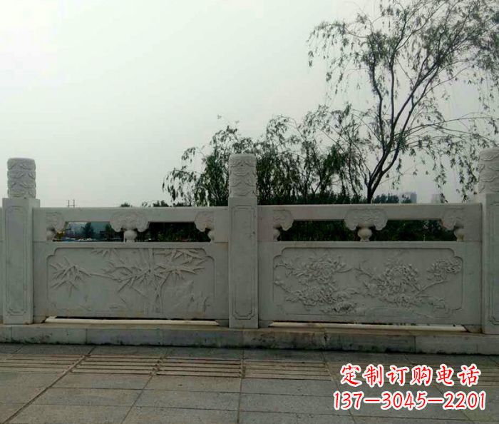 天津精美大理石栏板石雕