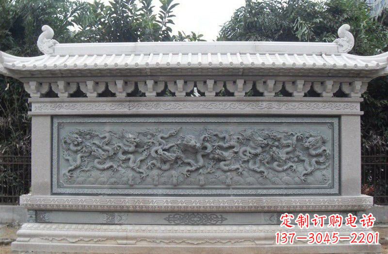 天津大理石九龙壁雕塑