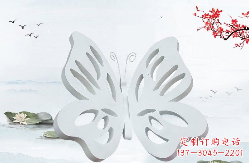 天津高级大理石镂空蝴蝶雕塑