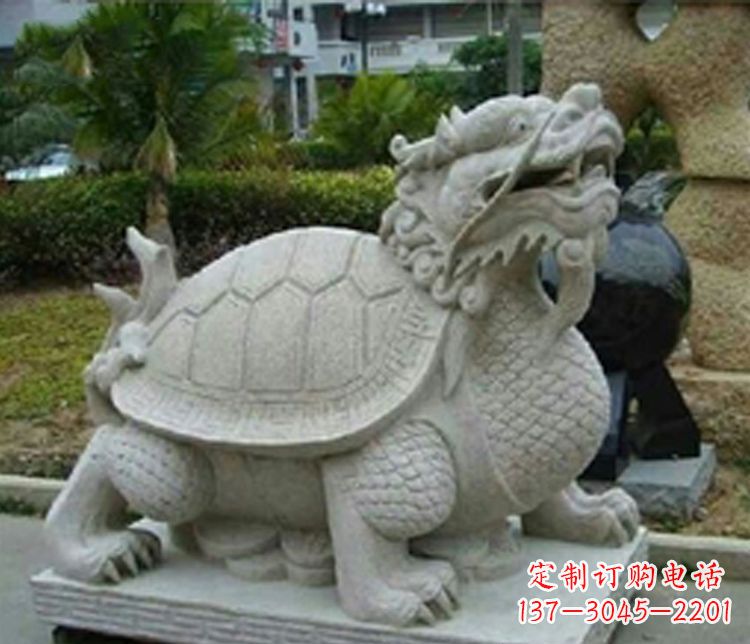 天津大理石铜钱龙雕塑
