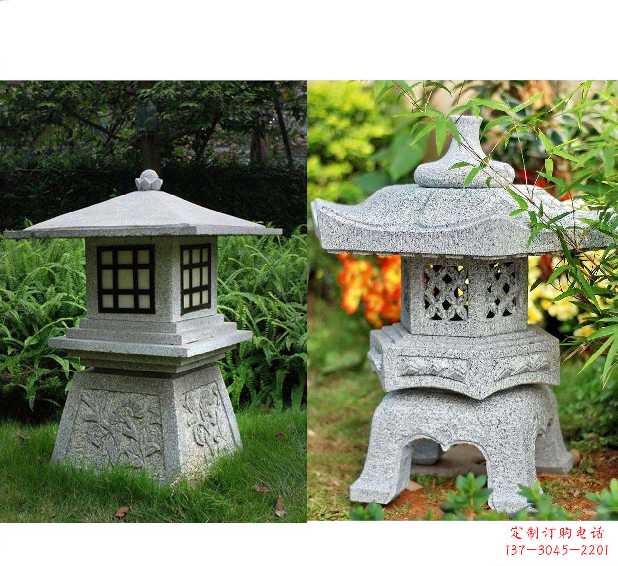 天津精美大理石石灯雕塑