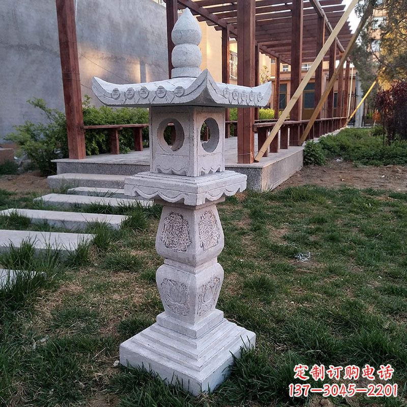 天津大理石灯笼雕塑
