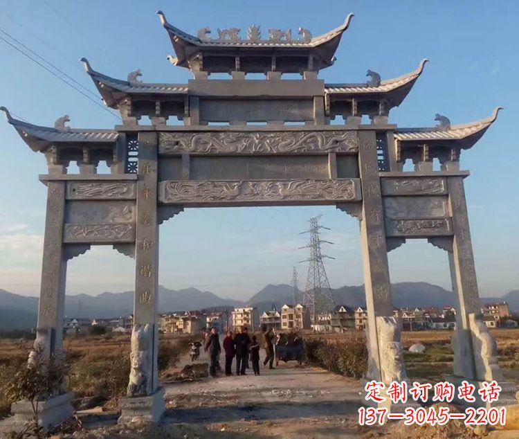 天津大石牌坊图