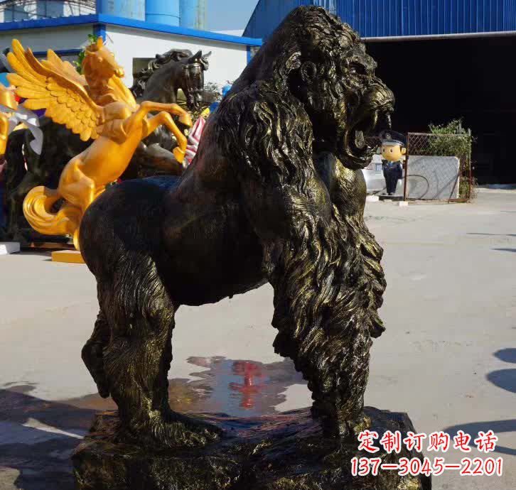 天津大猩猩铜雕 