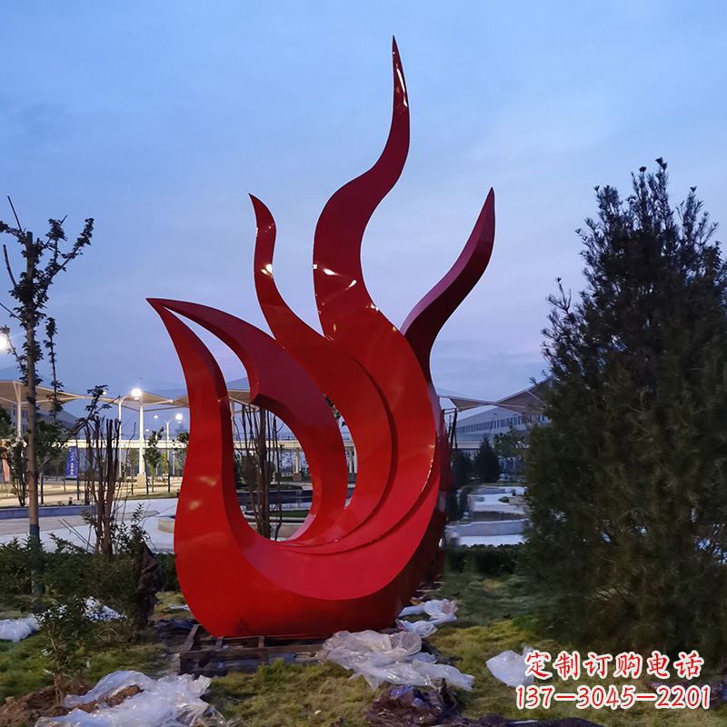 天津精致工艺大型不锈钢凤凰雕塑
