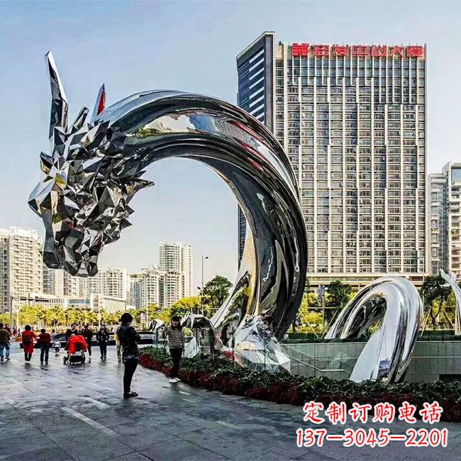 天津不锈钢创意动物雕塑