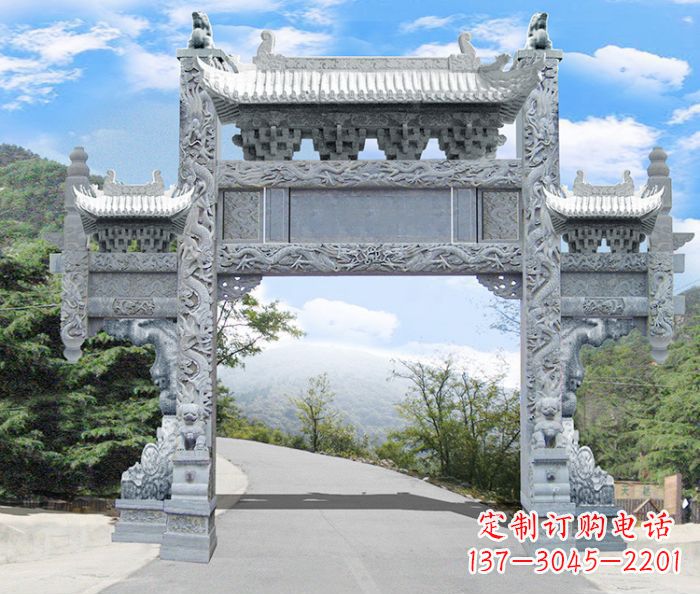 天津精美牌坊雕塑
