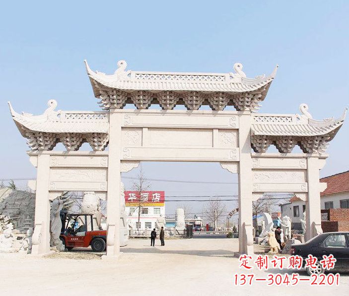天津精美牌坊雕塑